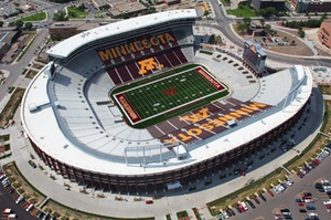 TCF Bank Stadium: Gorgeous, yet abused.