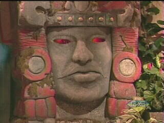 Evil Mayan Stone Head is not a Buckeye fan