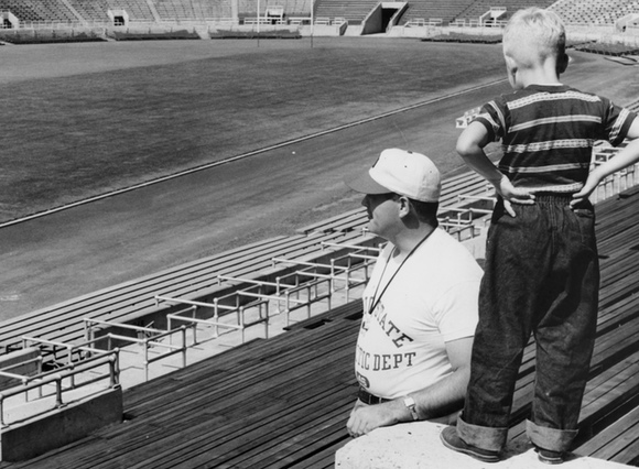 Steven and Woody Hayes (Citizen Journal Photo)