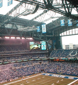 It's open so that Woody and Bo can watch the game from above.