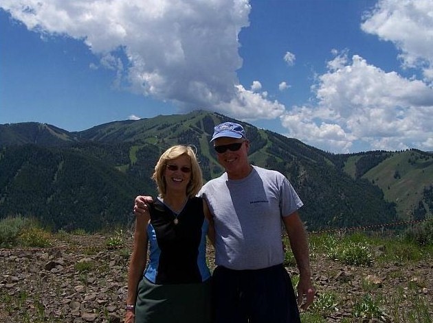 Elaine & Bob Hughe in Sun Valley; July 2011