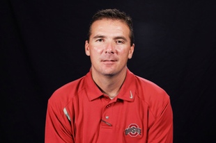 Urban Meyer looks great in the scarlet and gray
