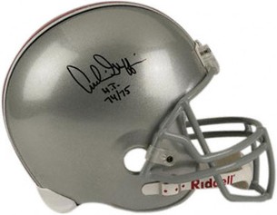 To the winner: An Archie Griffin autographed helmet