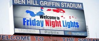 Friday Night Lights was a raging success held annually at Florida's Ben Hill Griffin Stadium Friday Night Lights was a raging success held annually at Florida's Ben Hill Griffin Stadium