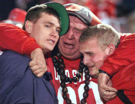 The rare "OSU fans upset" picture
