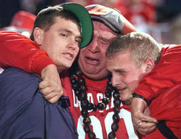 The rare "OSU fans upset" picture