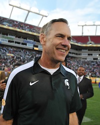 This season, Dantonio smiled more than the OSU fanbase combined