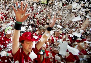 "We may have shot less than 30% and turned the ball over 27 times against Ohio State, but we scored 45 points! Wooo!"