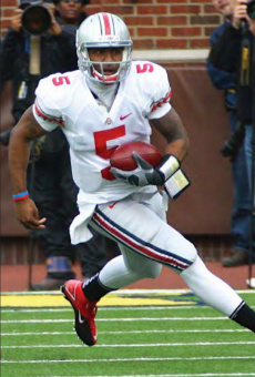 Braxton Miller captured the Big Ten's Freshman of the Year Award in 2011 Braxton Miller captured the Big Ten's Freshman of the Year Award in 2011