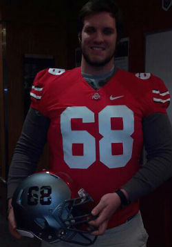 Decker looks good in Scarlet and Gray