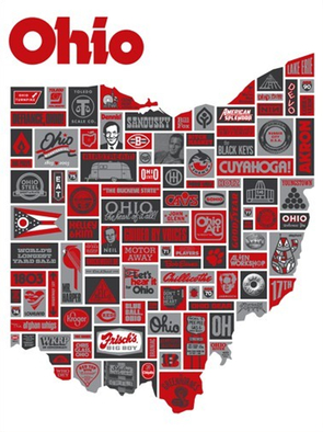 EVERYTHING OHIO POSTER at DRAPLIN DESIGN CO