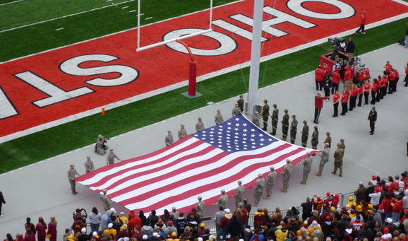 The obligatory Ohio State/MERICA! photo.