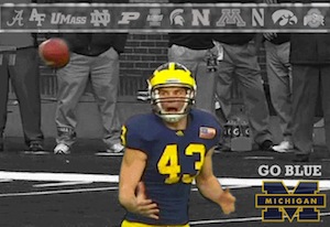 Mortified Michigan Punter GIF 4EVA!