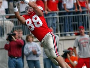 He caught two of Ohio State's 14 passing TDs in 2002.