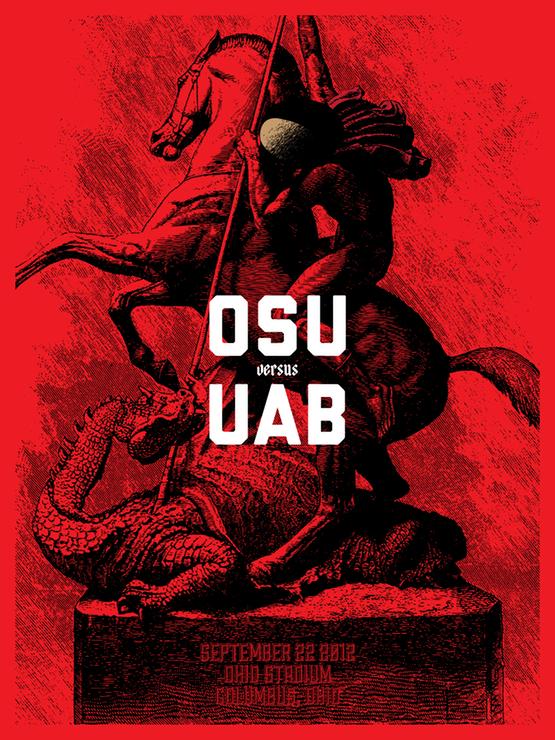 UAB Game Poster by Walt Keys