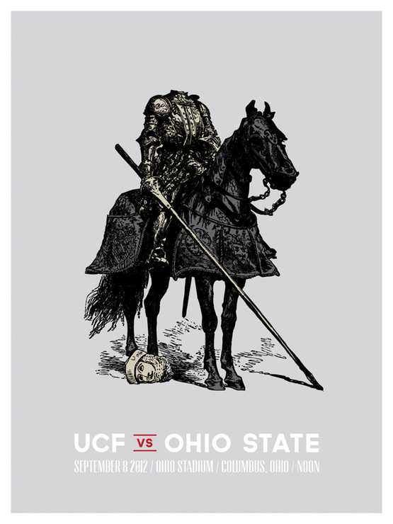 UCF Game Poster by Walt Keys