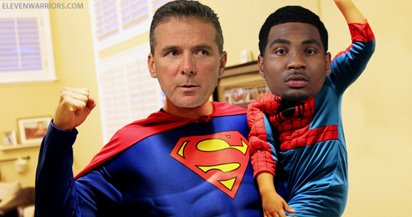 Urban Meyer and Braxton Miller are celebrating Halloween to the tune of 9-0