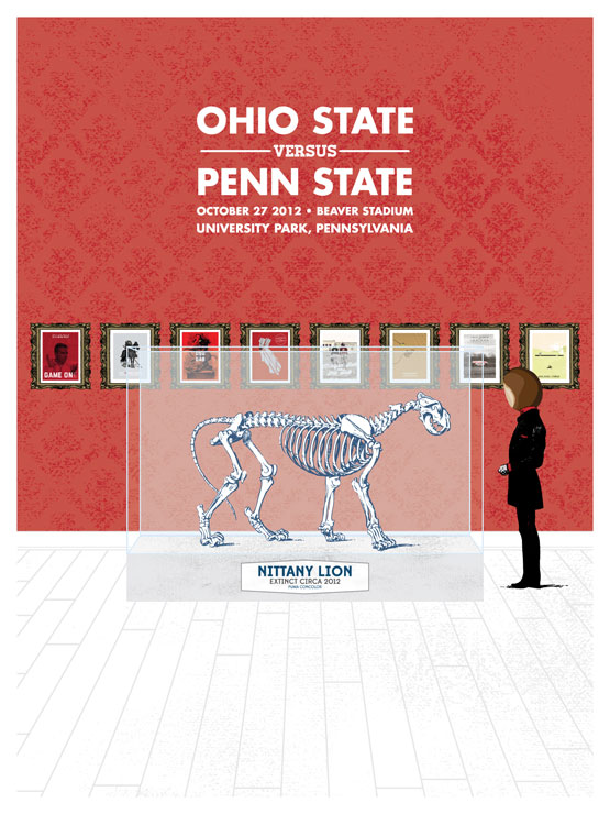 Penn State Game Poster from Eleven Warriors
