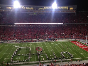 Just like Ohio State's running game, Nebraska couldn't stop Script Ohio.