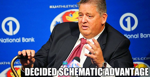 CHARLIE WEIS AND HIS DECIDED SCHEMATIC ADVANTAGE CHARLIE WEIS AND HIS DECIDED SCHEMATIC ADVANTAGE