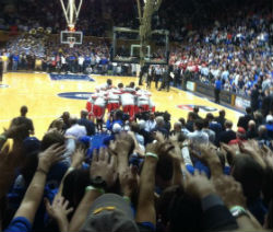 Cameron Crazies getting crazy