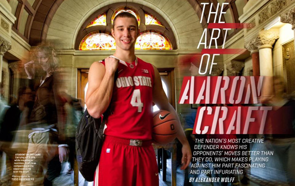 The Art of Aaron Craft in the Jan. 28, 2013 Sports Illustrated