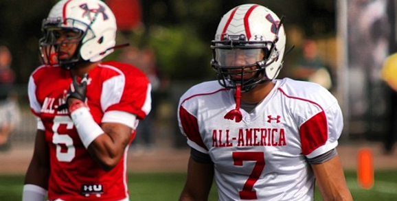 Cam Burrows and Jalin Marshall will hit the field for Team Nitro at the 2013 Under Armour All-American Game