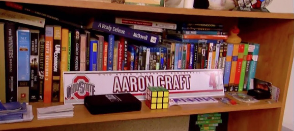 Aaon Craft's bookshelf is smarter than your bookshelf