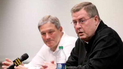 Kirk Ferentz and Greg David discuss their plans for the 2012 season.