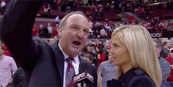 Thad Matta tells Samantha Ponder what it feels like to be a Buckeye