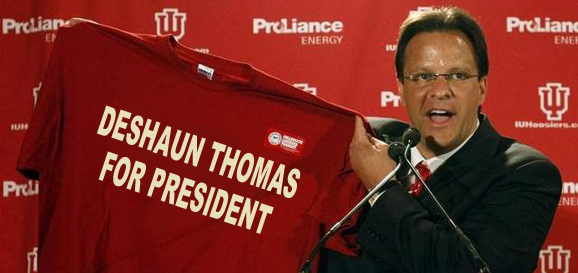 Tom Crean loves him some Deshaun Thomas