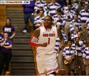 Tank saved his best for last in Northwestern's high school gymnasium.