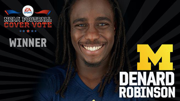 Denard Robinson will appear on the cover of EA Sports NCAA '14
