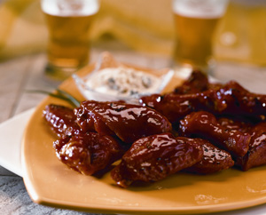 Sizzlin Wings served at the NBA All-Star Game at the Toyota Center
