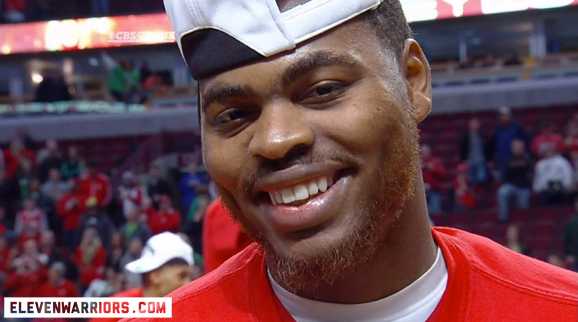 Deshaun Thomas is all smiles as the Buckeyes prepare to face Iona