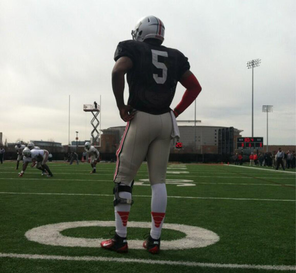 Braxton Miller takes in Ohio State's Student Appreciation Day