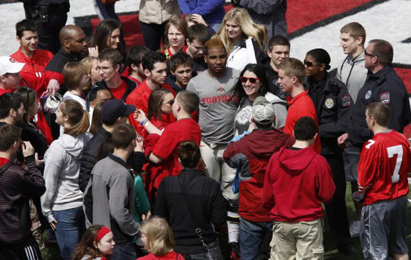 Braxton Miller meets with fans