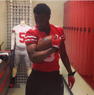 Four-star wide receiver Demarre Kitt looks great in the Scarlet and Gray.
