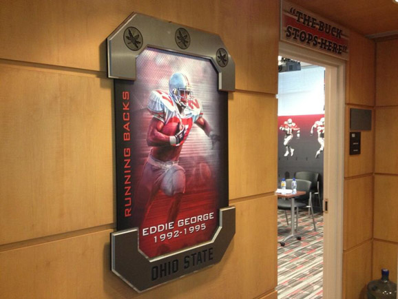 Eddie George now welcomes all Ohio State running backs to position meetings.