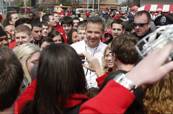 Urban Meyer meets fans