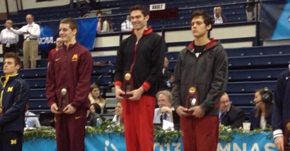 Your 2013 NCAA pommel horse champion, Michael Newburger