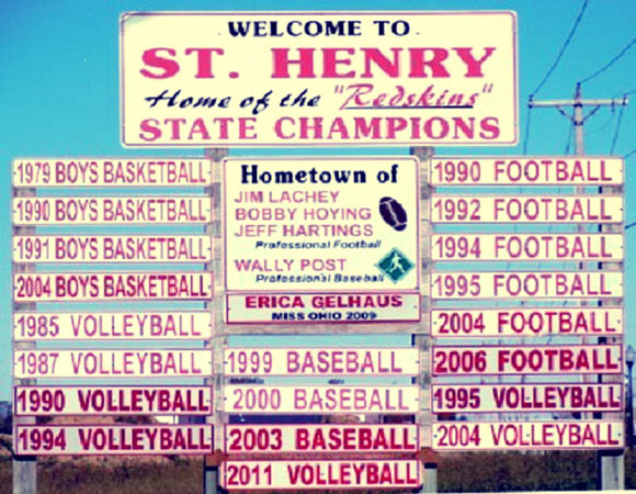 St. Henry, Ohio, the home of winners.