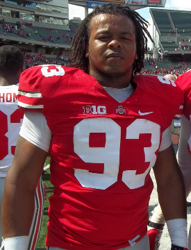 Tracy Sprinkle, during the 2013 spring game