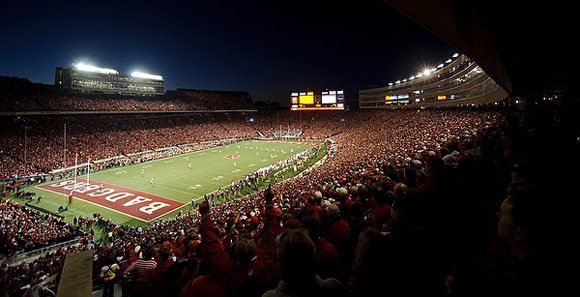 Camp Randall gets tougher when the sun goes down.