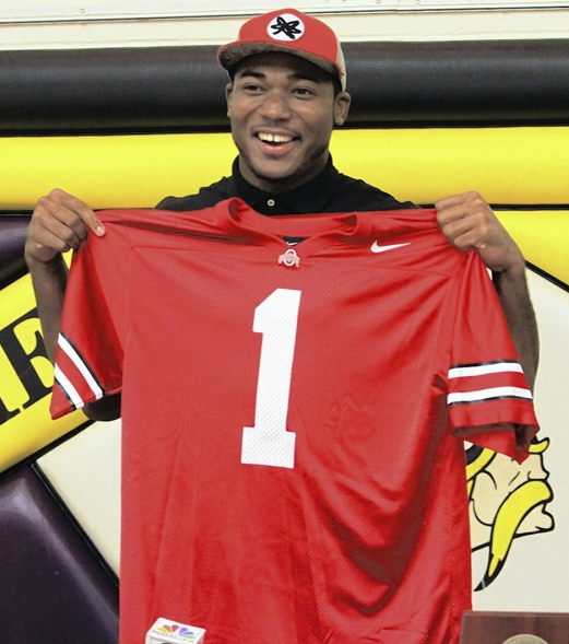 Tyquan Lewis choosing Ohio State at his commitment ceremony