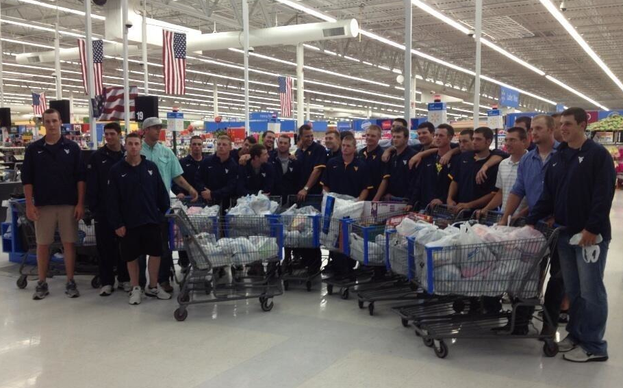 WVU Baseball at Walmart