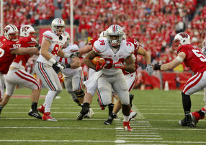 What a monster hole for Hyde to run through - Wisconsin should be embarressed.
