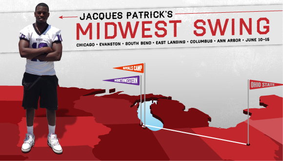 Patrick's midwest swing made a detour.