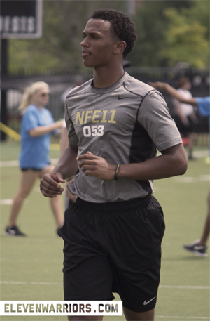 Deshone Kizer looks on at the Elite 11