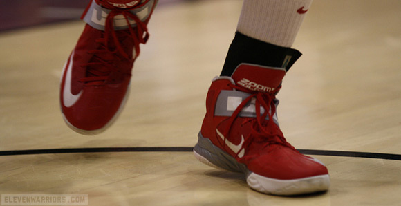 Thad Matta's team wears LeBron gear on and off the court.